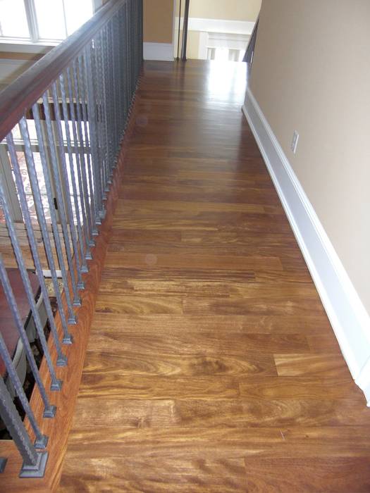 Brazilian Chestnut, Shine Star Flooring Shine Star Flooring Klasyczny korytarz, przedpokój i schody