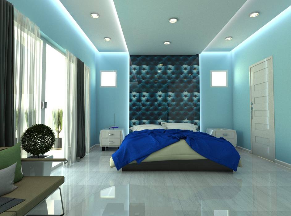 Blue Room Constantin Design & Build Bedroom