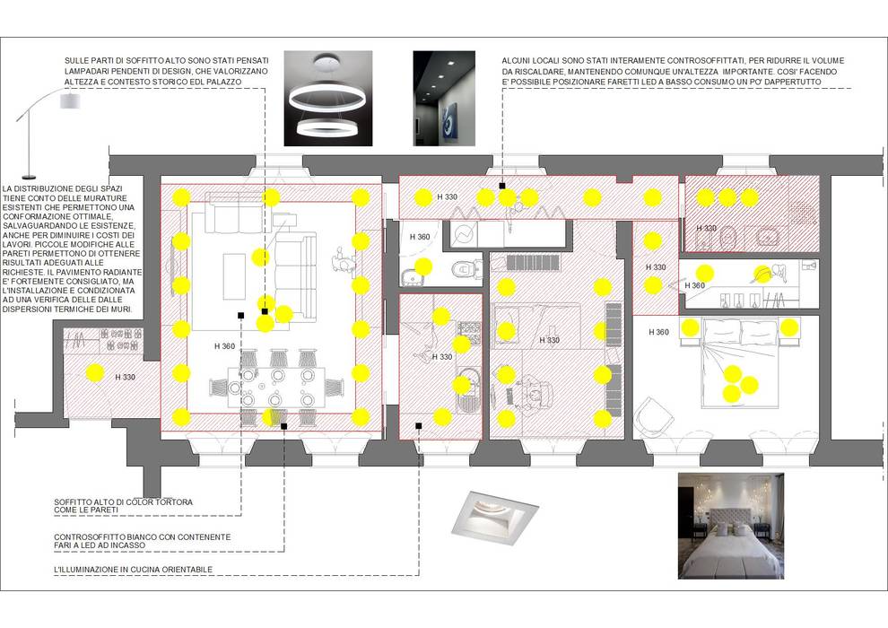 recupero in stabile storico, virtual3dproject virtual3dproject Cucinino Legno Effetto legno