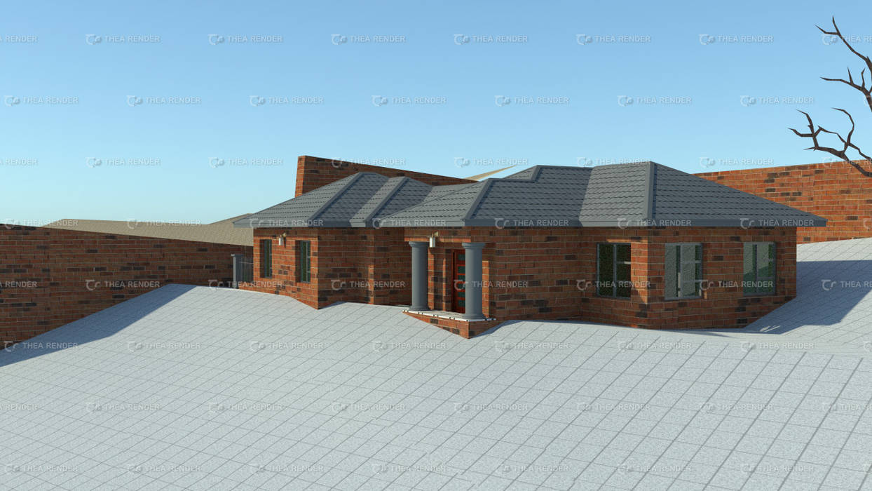 redbrick house design, COMFORT MAYINGANI ARCHTECTZ COMFORT MAYINGANI ARCHTECTZ