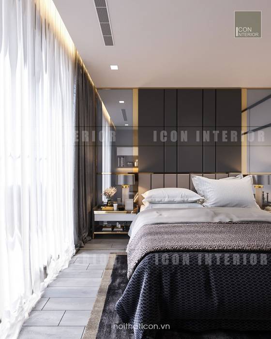 Vinhomes Golden River - Aqua 3, ICON INTERIOR ICON INTERIOR Phòng ngủ phong cách hiện đại