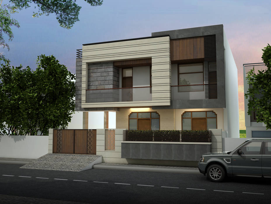 Facade Renovation, KHOWAL ARCHITECTS + PLANNERS KHOWAL ARCHITECTS + PLANNERS Bungalows