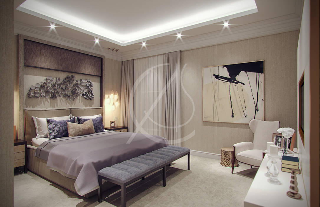 Master Bedroom Modern Style Bedroom By Comelite Architecture