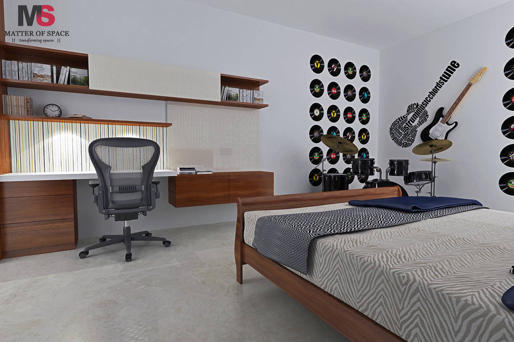 Matter Of Space Pvt Modern style bedroom