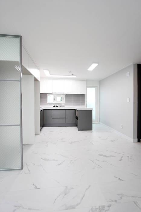 수원 장안구 34평 인테리어, 한 인테리어 디자인 한 인테리어 디자인 Modern kitchen