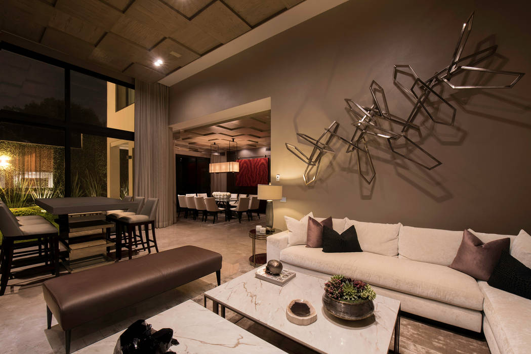 Sala/ bar/ comedor salas multimedia modernas de voa arquitectos moderno