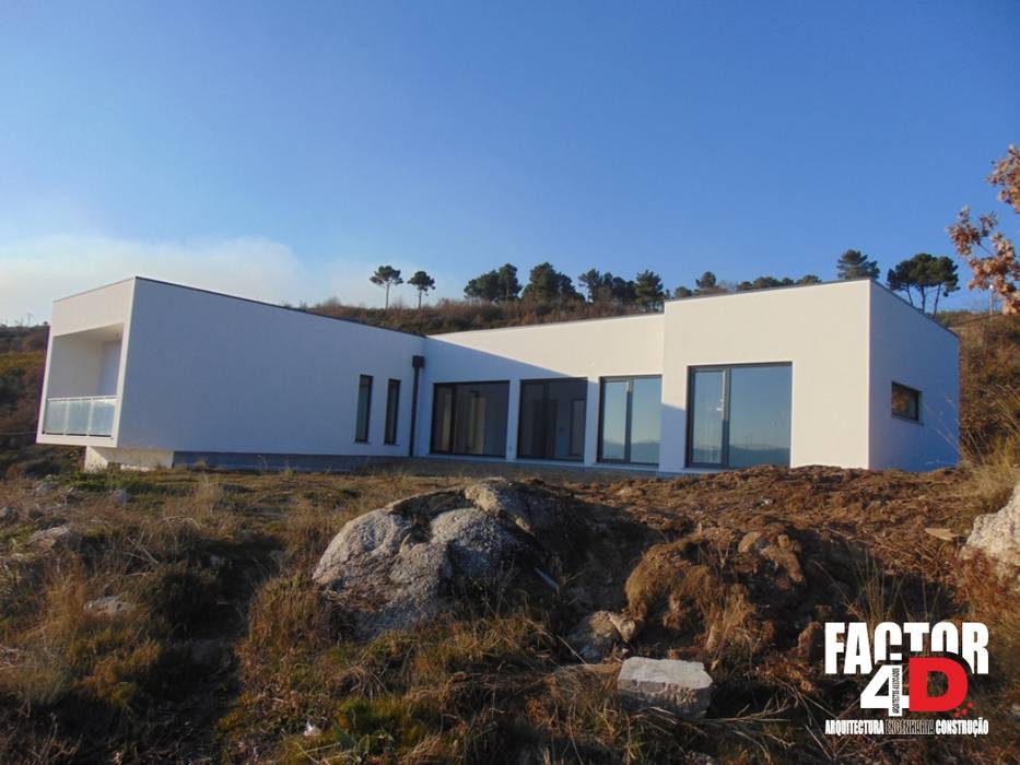 Exterior#002 Factor4D - Arquitetura, Consultadoria & Gestão Moradias Projeto,Construção