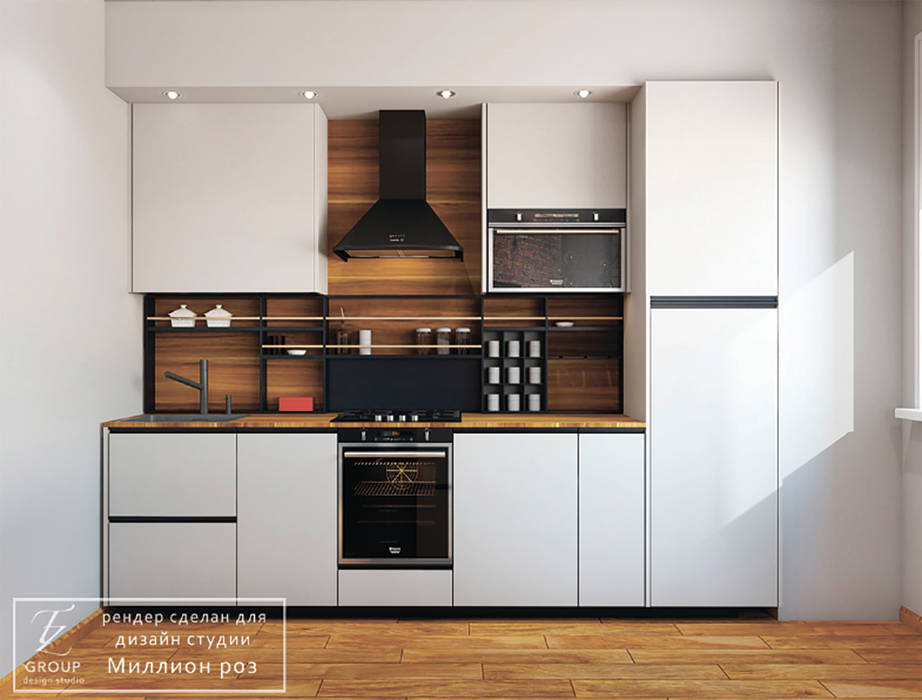 DESIGN PROJECT - LOFT, Design studio TZinterior group Design studio TZinterior group Cucina moderna