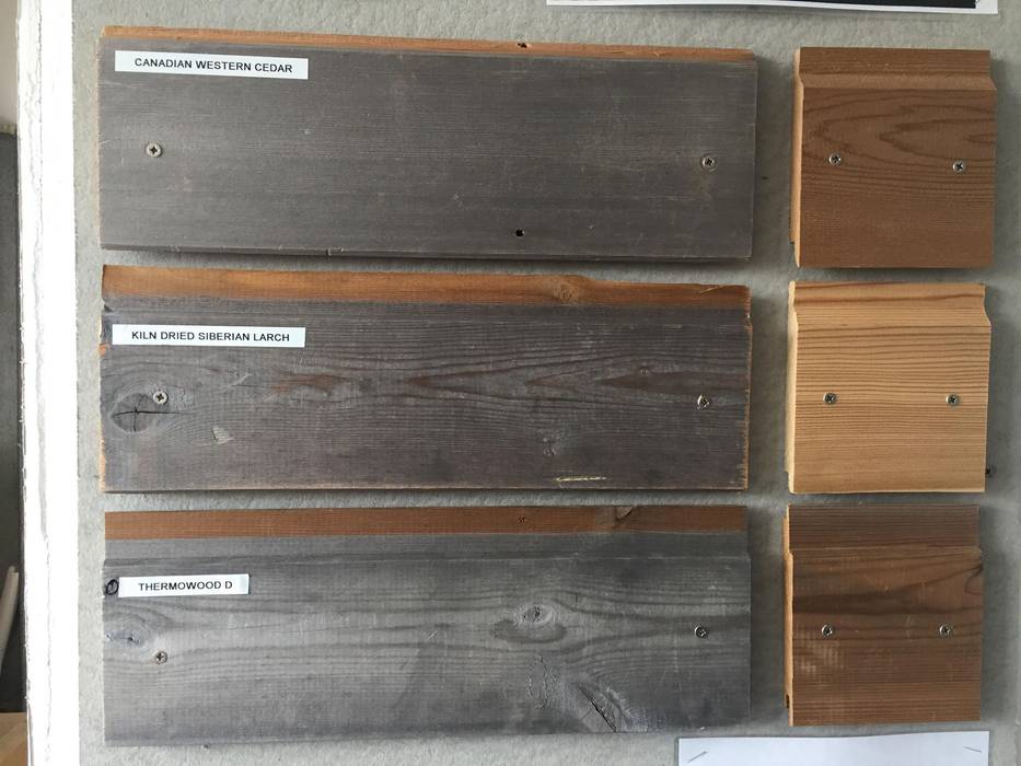 The UV rays naturally silver the timber cladding. Each elevation will change at a different rate depending on it's exposure to the sunshine. Building With Frames Wooden houses Wood Wood effect