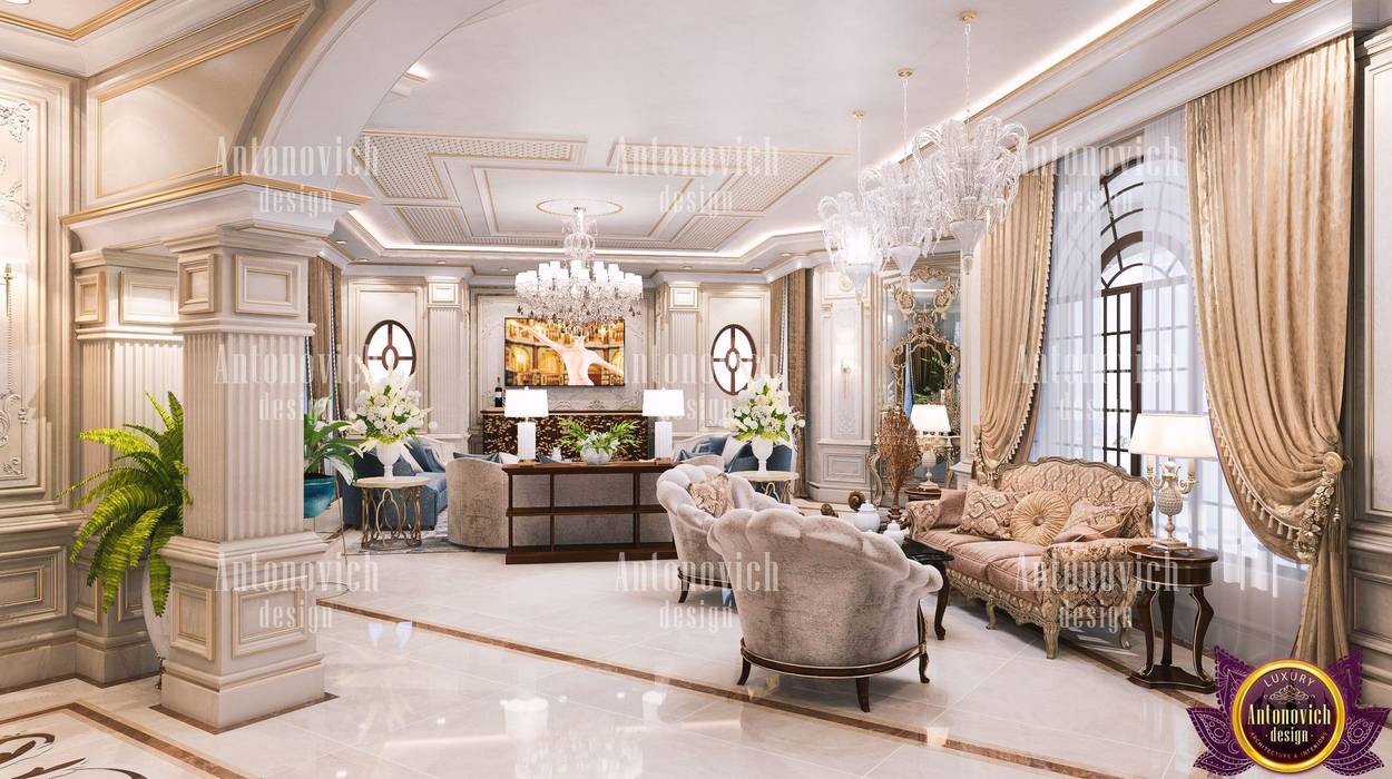 ​Amazing home designs New York by Katrina Antonovich, Luxury Antonovich Design Luxury Antonovich Design Living room