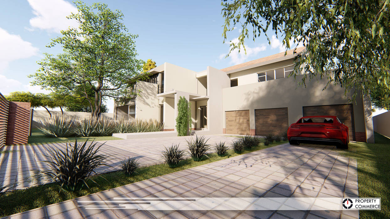 House Moeletsi, Property Commerce Architects Property Commerce Architects Modern houses