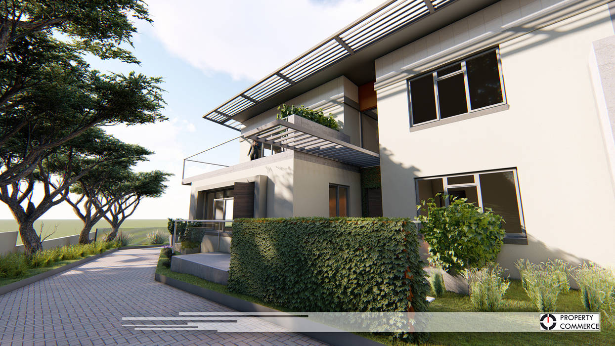 House to Office, Property Commerce Architects Property Commerce Architects Casas de estilo moderno