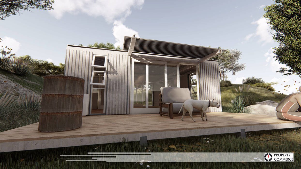 Container House, Property Commerce Architects Property Commerce Architects Casas industriais