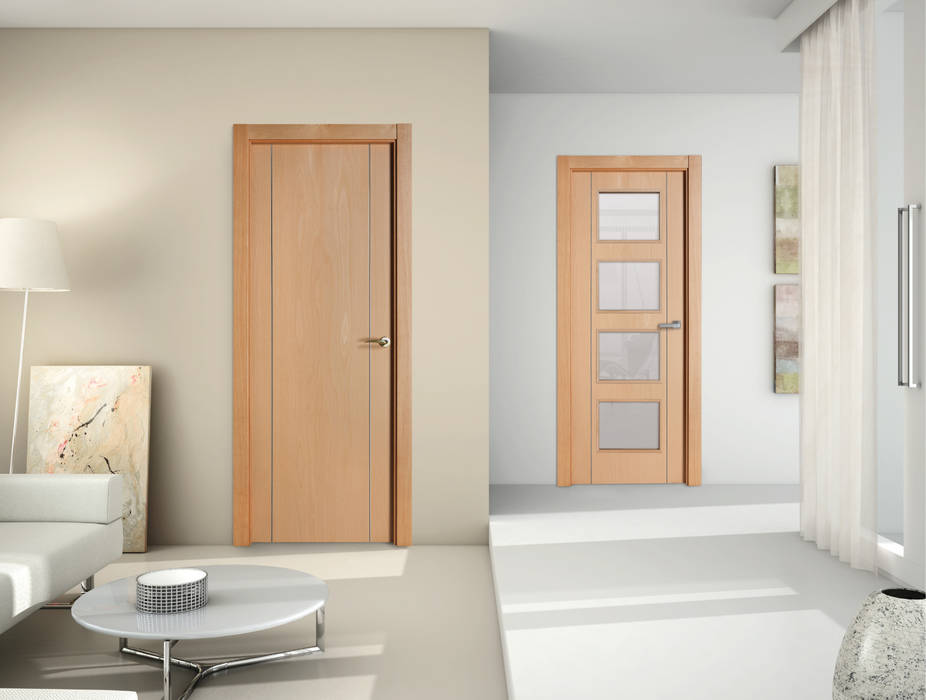 Serie Lisa, Puertas Castalla Puertas Castalla Pintu Kayu Wood effect Doors