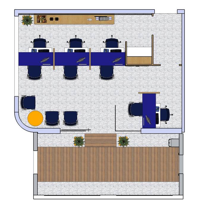 Recepção Curso Técnico, Joana Rezende Arquitetura e Arte Joana Rezende Arquitetura e Arte Commercial spaces Trường học