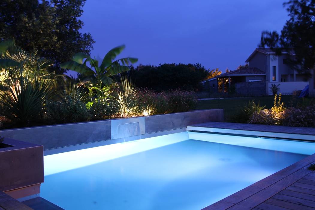 Profiter de sa piscine la nuit, KAEL Createur de jardins KAEL Createur de jardins