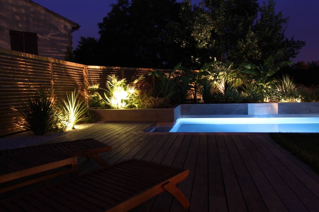 Profiter de sa piscine la nuit, KAEL Createur de jardins KAEL Createur de jardins