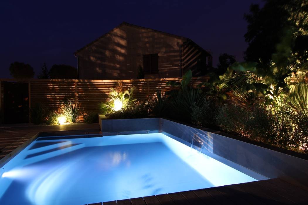 Profiter de sa piscine la nuit, KAEL Createur de jardins KAEL Createur de jardins