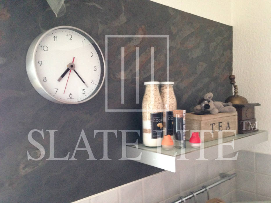 Slate-Lite Pedra natural fina e flexível , House Frame Wallpaper & Fabrics House Frame Wallpaper & Fabrics Commercial spaces Offices & stores