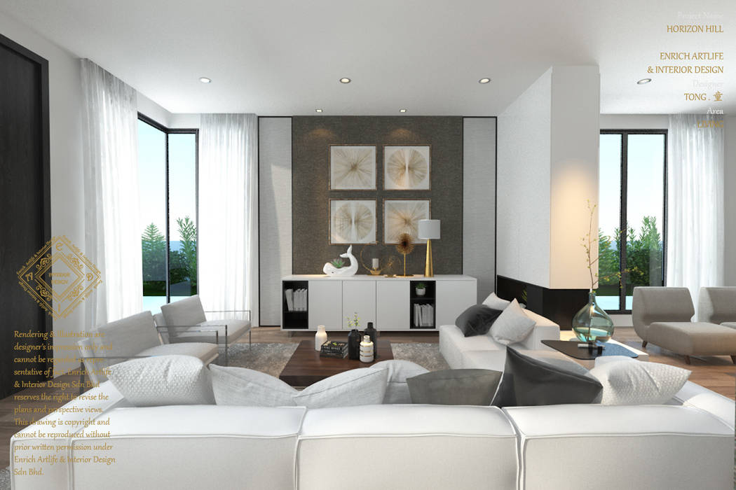 Living Room Modern Living Room By Enrich Artlife Interior Design Sdn Bhd Modern Homify