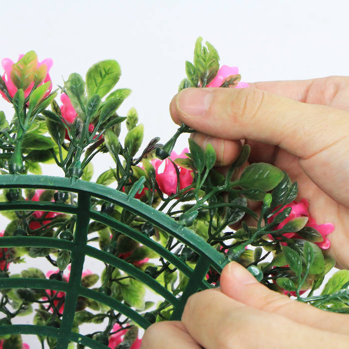 Pink Artificial Topiary Balls Sunwing Industrial Co., Ltd. Interior garden Plastic Interior landscaping