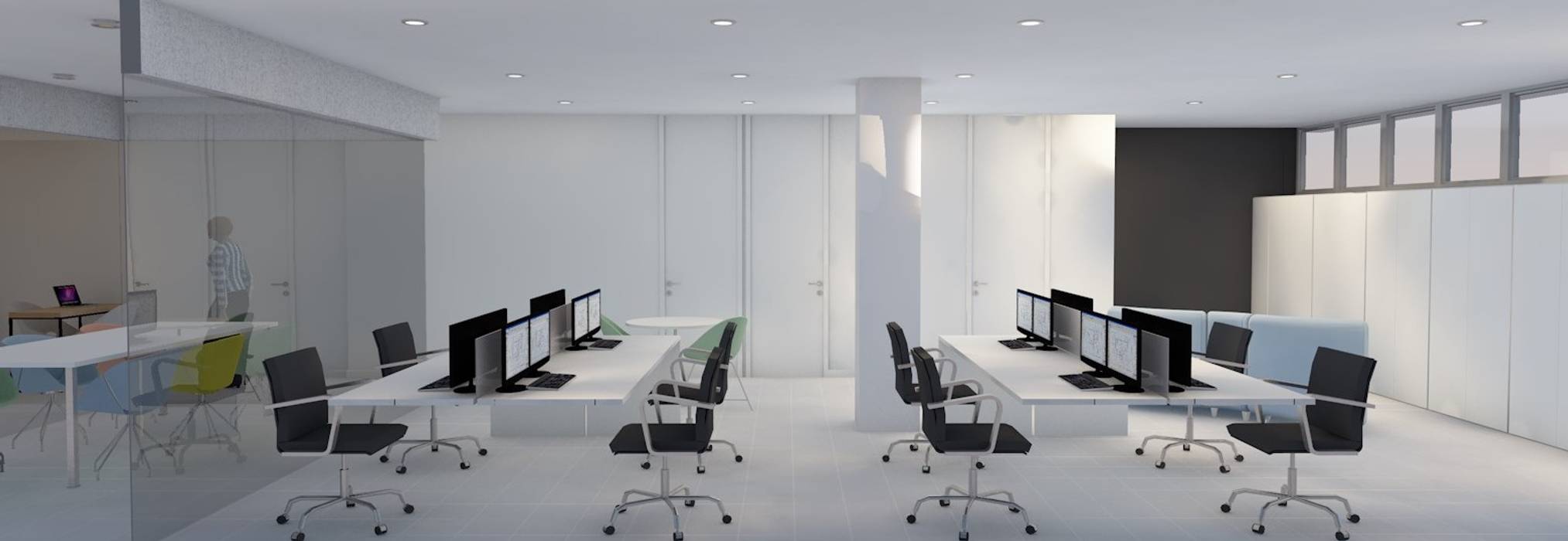 Escritório de contabilidade, IAM Interiores IAM Interiores Commercial spaces Office buildings
