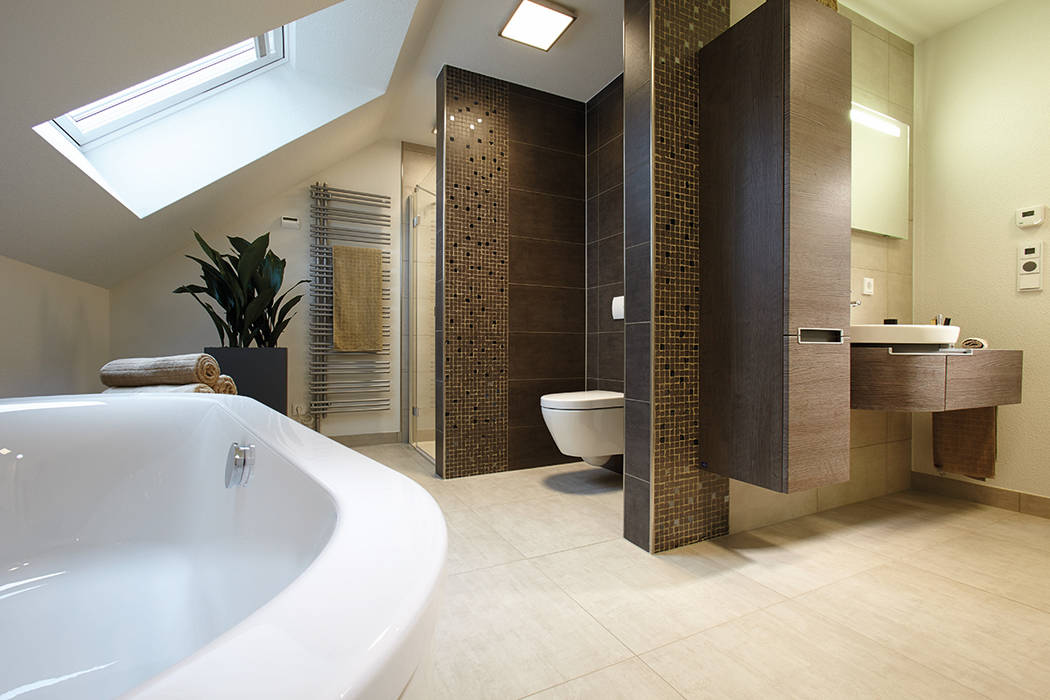 Neo 312 - harmonische badezimmer im dachgeschoss moderne ...