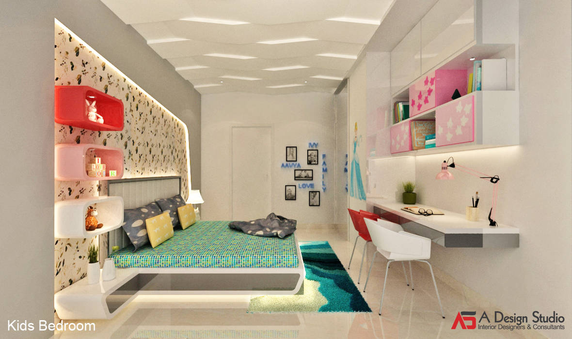 KIDS BEDROOM A Design Studio Minimalist bedroom MDF