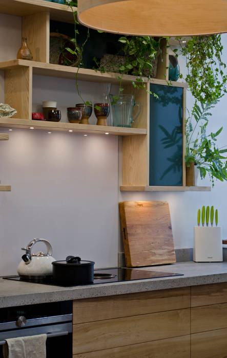 Ash and concrete Kitchen, Hout Design Hout Design Mutfak üniteleri