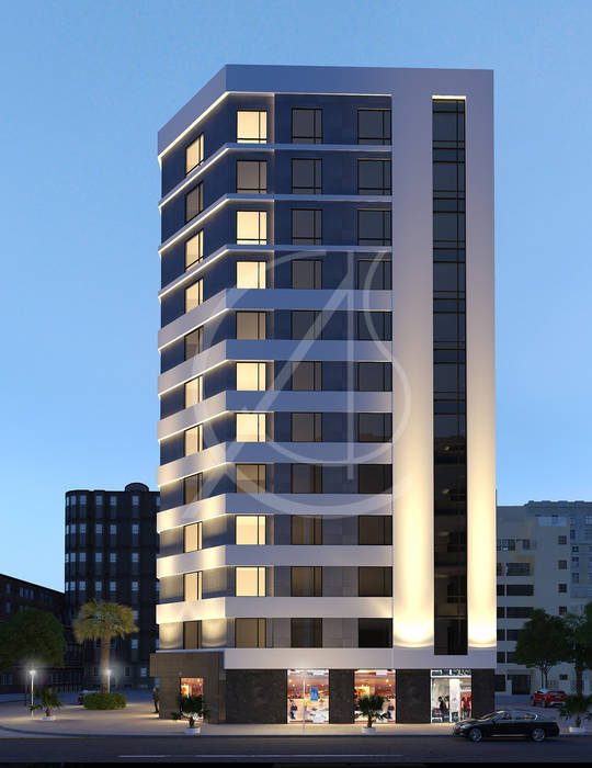 12 Story Modern Apartment Exterior Design Multi Family House By 12 Story Modern Apartment Exterior Design Multi Family House By Comelite Architecture Structure