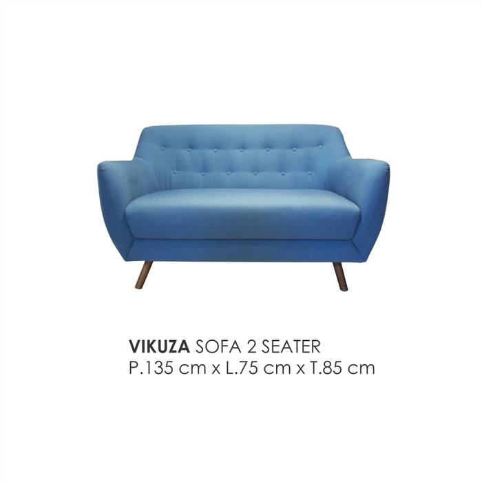 VIKUZA SOFA 2 SEATER VIKU FURNITURE & INTERIOR DESIGN Ruang Keluarga Gaya Skandinavia SOFA,Sofas & armchairs
