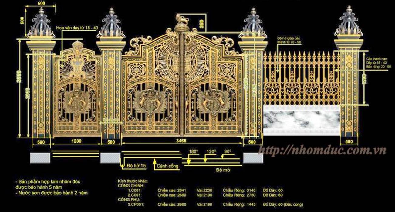 Cổng nhôm đúc phù điêu Buckingham, Công ty cổ phần nhôm đúc Fuco Công ty cổ phần nhôm đúc Fuco