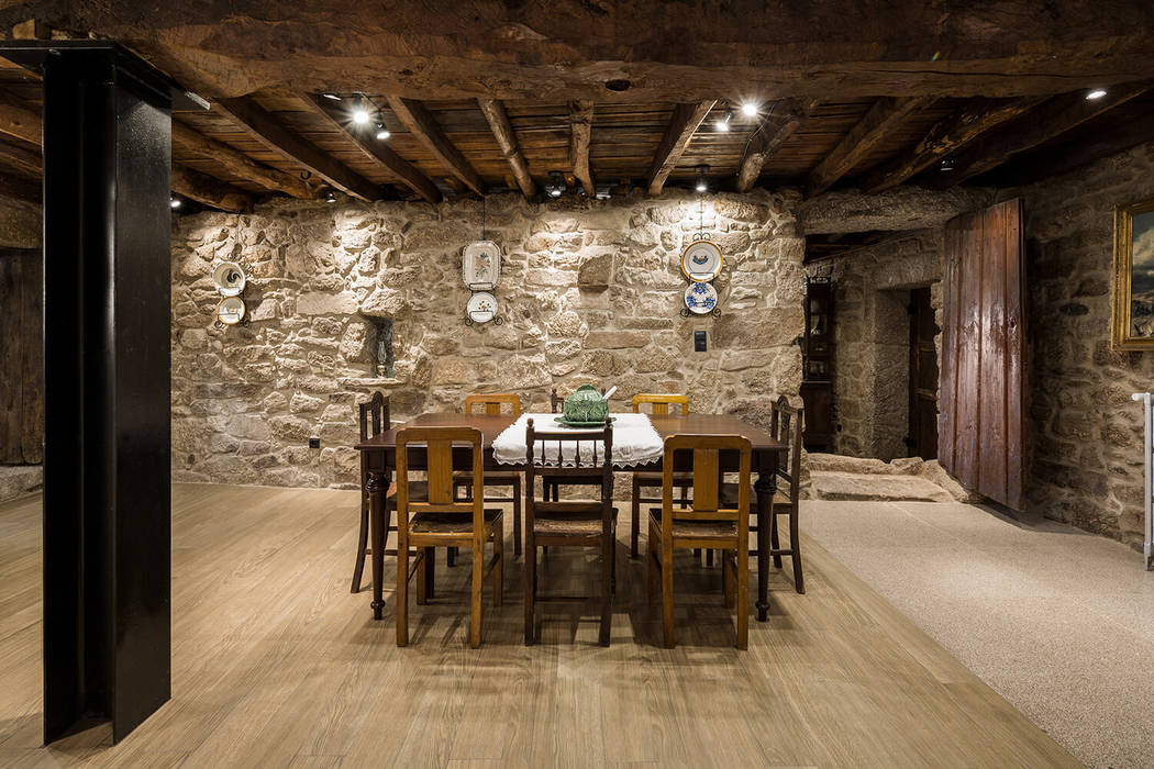 Sala de Jantar Salas de jantar campestres por Estúdio AMATAM Campestre