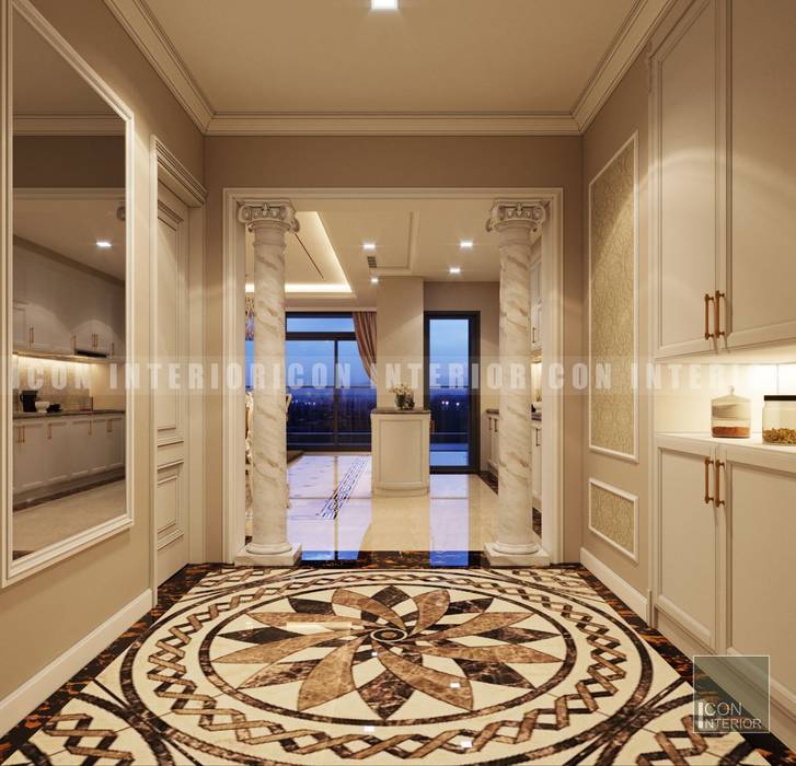 Phong cách Cổ điển trong thiết kế nội thất căn hộ Vinhomes Central Park, ICON INTERIOR ICON INTERIOR Puertas estilo clásico