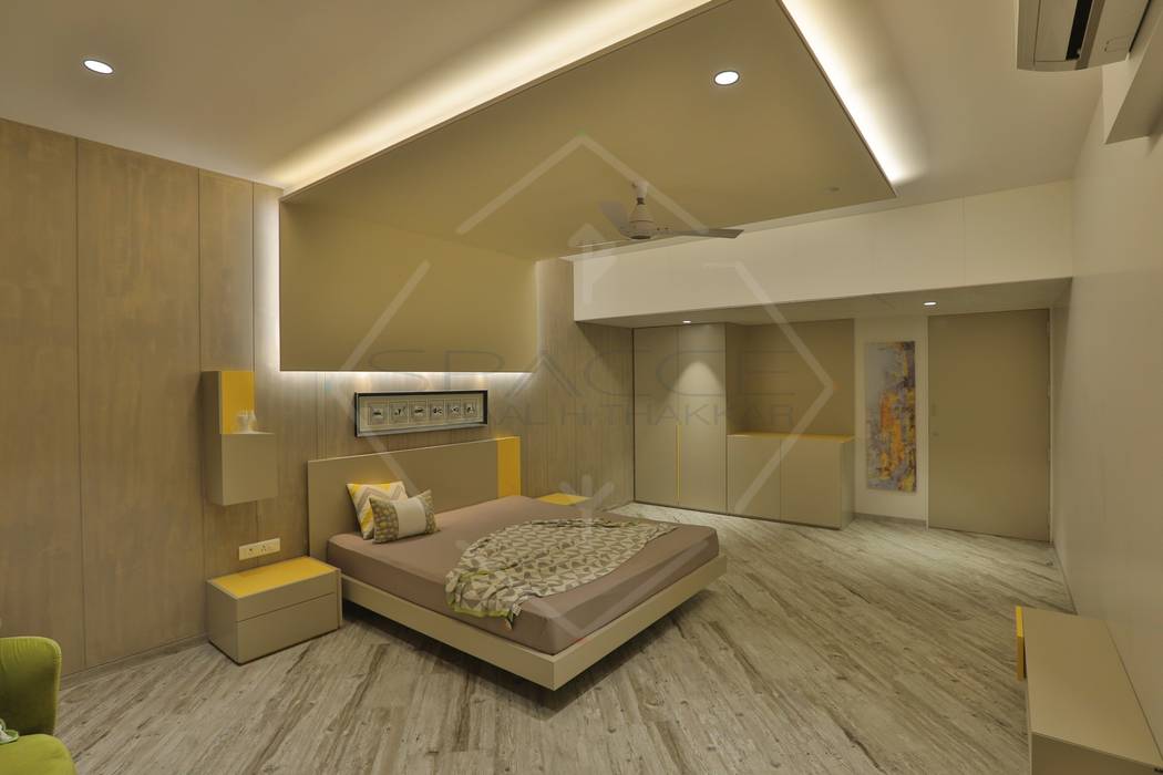 EXPRESSION, SPACCE INTERIORS SPACCE INTERIORS Kamar Tidur Modern