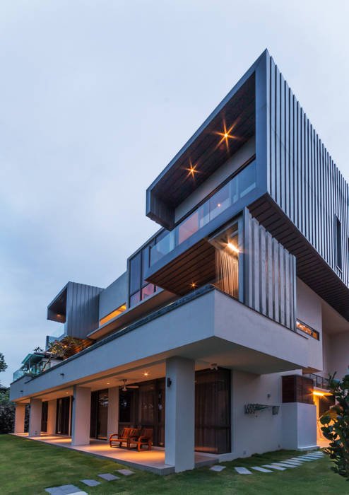 Country Heights Damansara - Contemporary Family House, MJ Kanny Architect MJ Kanny Architect บ้านและที่อยู่อาศัย