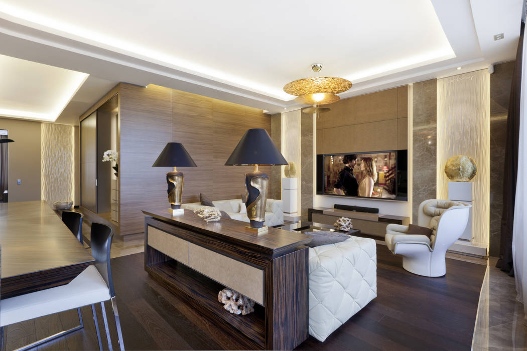 Modern interior of an apartment in saint petersburg. современный дизайн ...