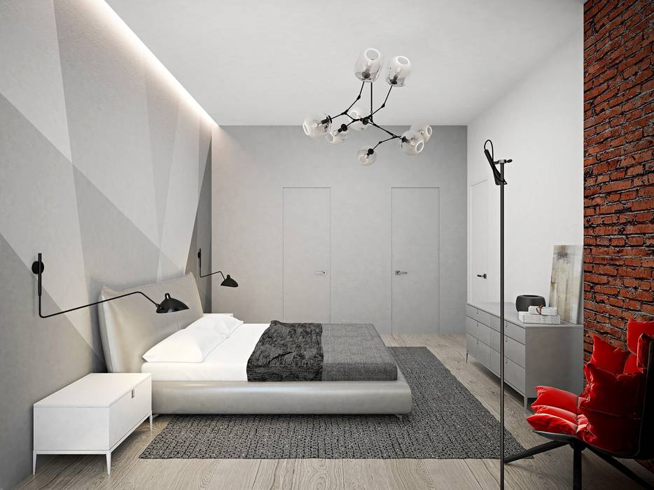 Industriële slaapkamer door archduet&da | homify Industriële slaapkamer door archduet&da | homify