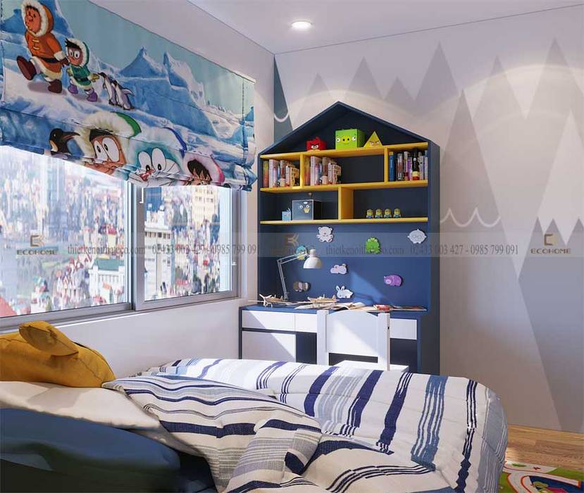Thiết kế nội thất phòng ngủ trẻ em homify Phòng trẻ em phong cách hiện đại
