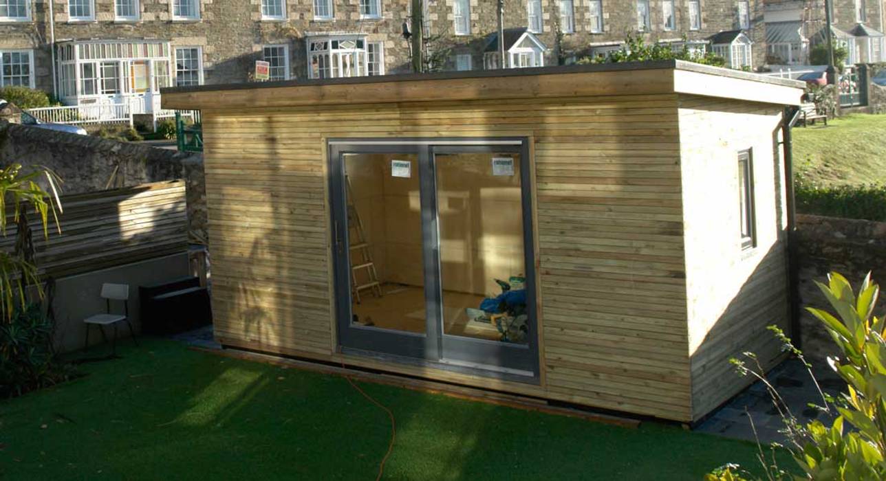 Garden Studio Building With Frames Modern gym