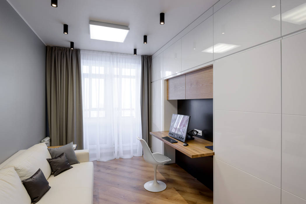 TOPOS. Apartments 105 q.m., nadine buslaeva interior design nadine buslaeva interior design Study/office