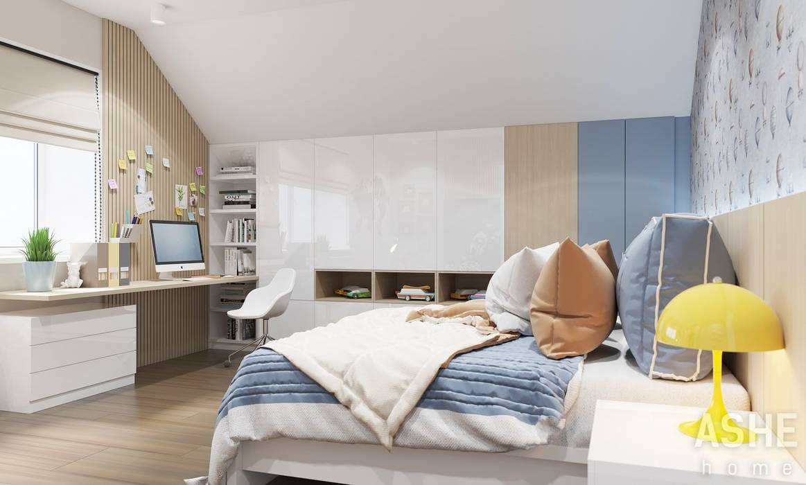 Dormitorios infantiles de студия авторского дизайна ashe home ecléctico