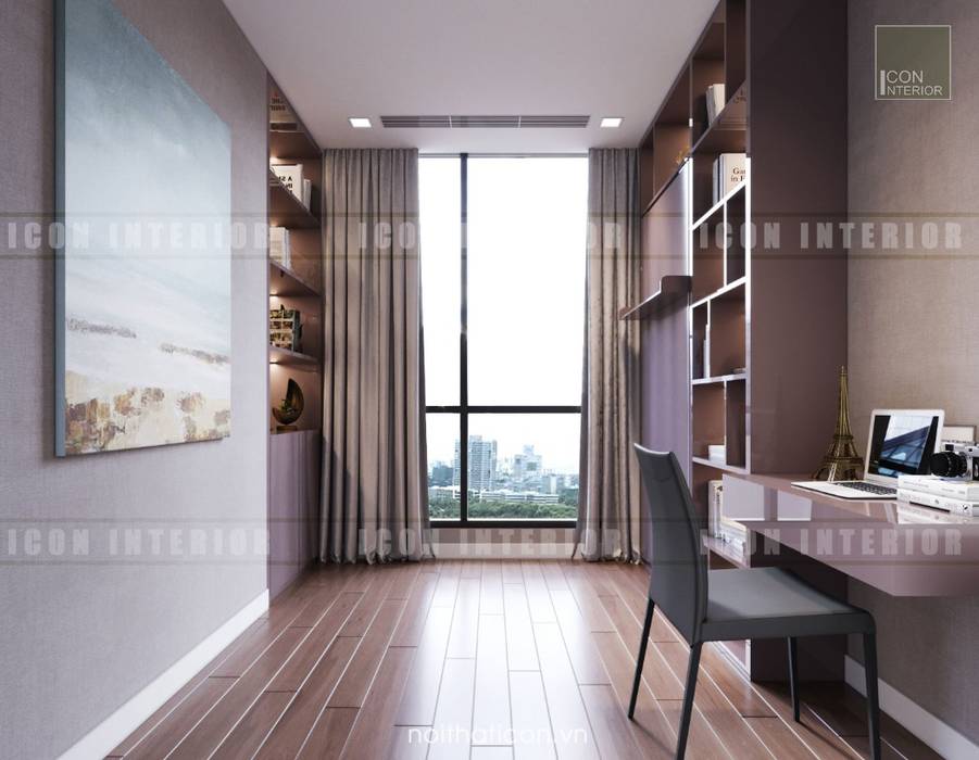 Nội thất Châu Âu hiện đại trong căn hộ Vinhomes Central Park, ICON INTERIOR ICON INTERIOR Phòng trẻ em phong cách hiện đại