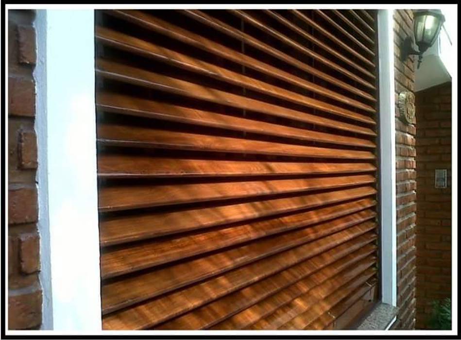 Persianas de enrollar Madera, CORTINAS ROGGERO Persianas de Enrollar (011) 42983010 CORTINAS ROGGERO Persianas de Enrollar (011) 42983010 Shutters Wood Wood effect