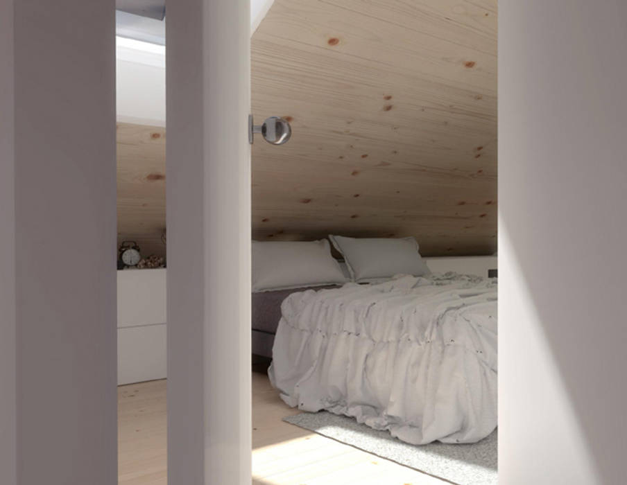 O sótão da família Oliveira, Homestories Homestories Scandinavian style bedroom