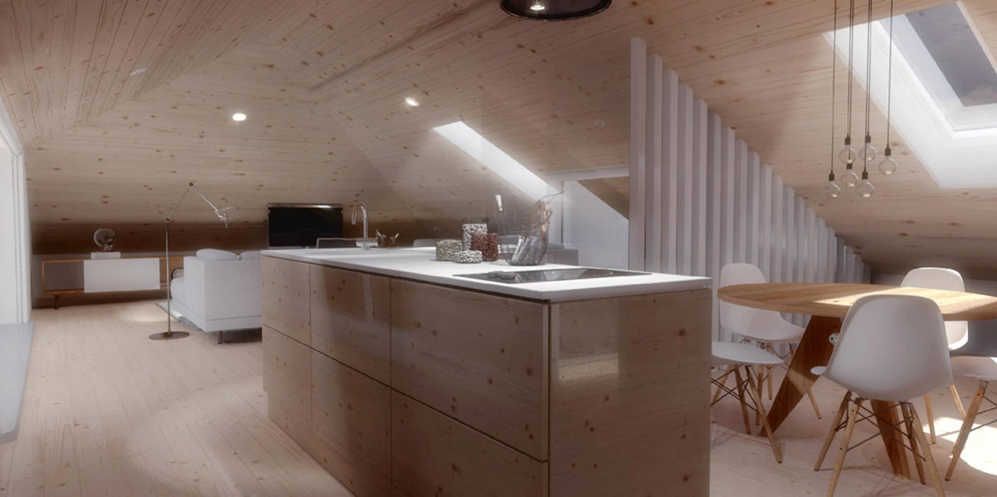 O sótão da família Oliveira, Homestories Homestories Scandinavian style kitchen