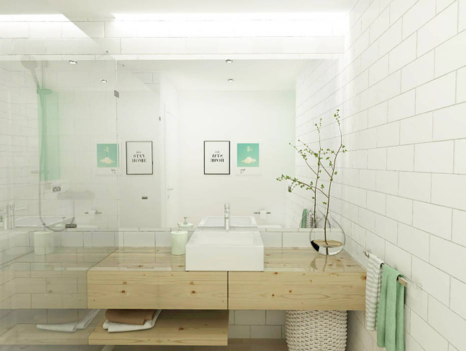 Casa da Susana, Homestories Homestories Scandinavian style bathroom