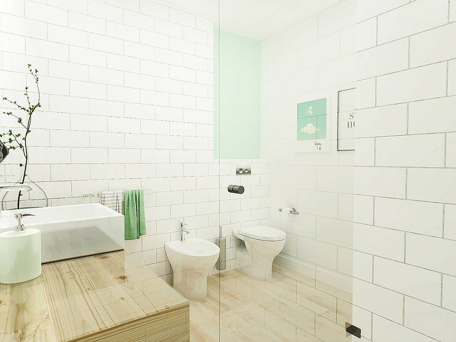 Casa da Susana, Homestories Homestories Scandinavian style bathroom