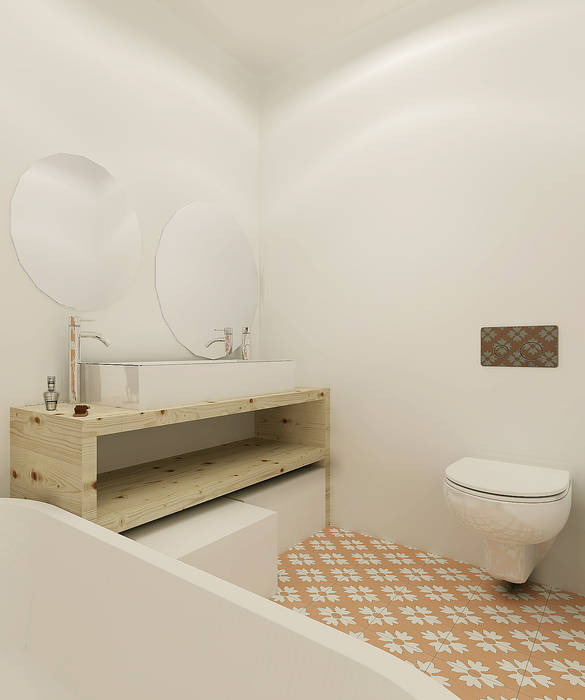 A Casa da Sara e do Tomás, Homestories Homestories Scandinavian style bathroom