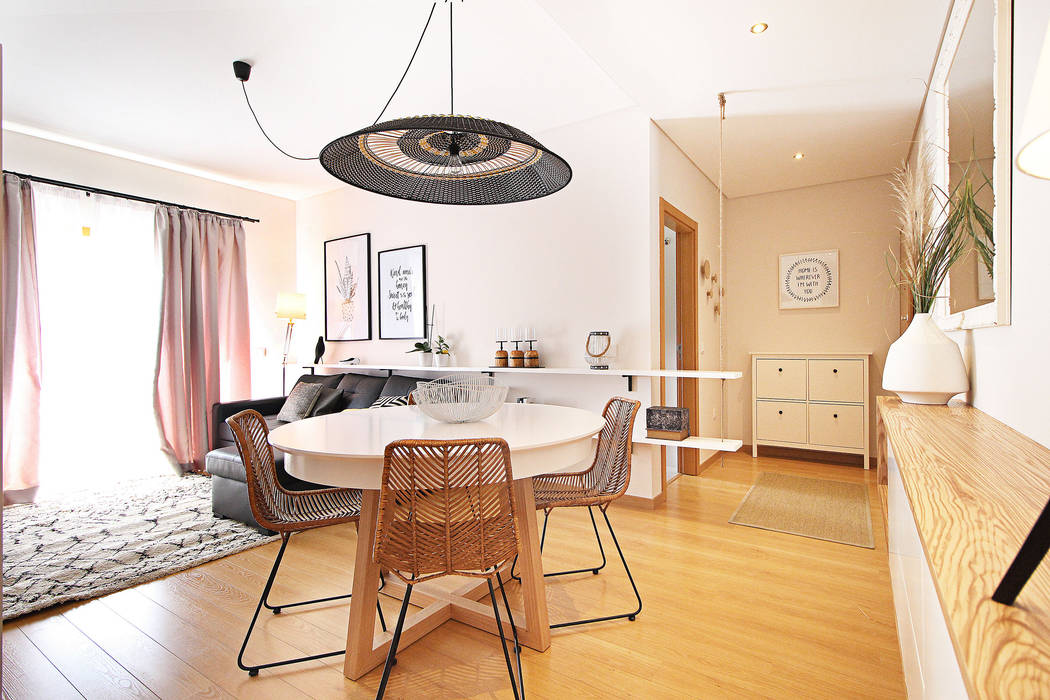 Skandynawska jadalnia od Homestories Skandynawski